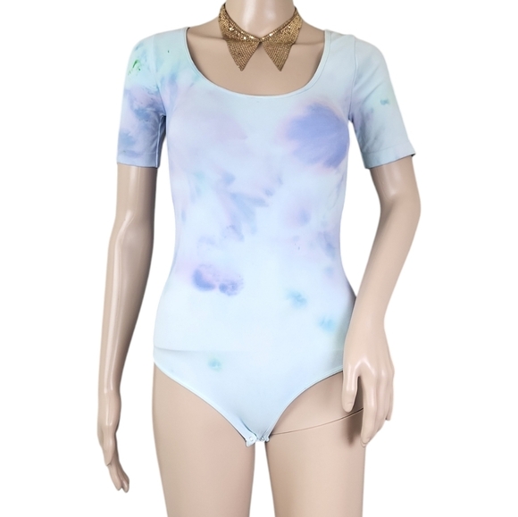 Free People Tops - Free People Seamless Flower Tie Dye Bodysuit